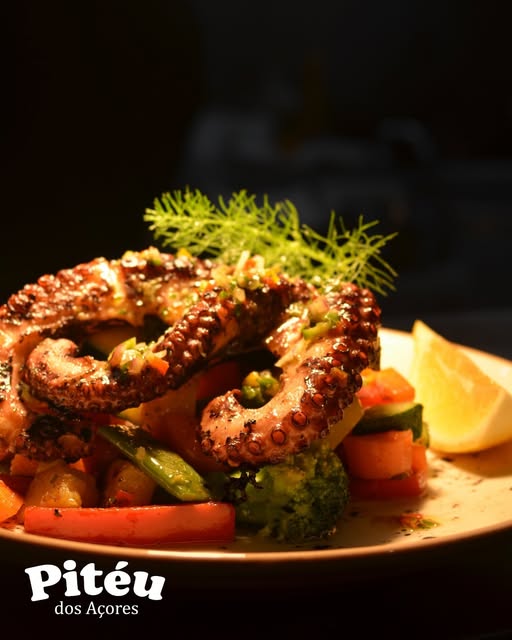 Prato de polvo grelhado